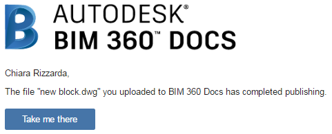 BIM 360 Docs_ Published successfully