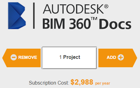 BIM 360 docs price
