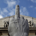 Maurizio-Cattelan-Middle-Finger-Statue-0