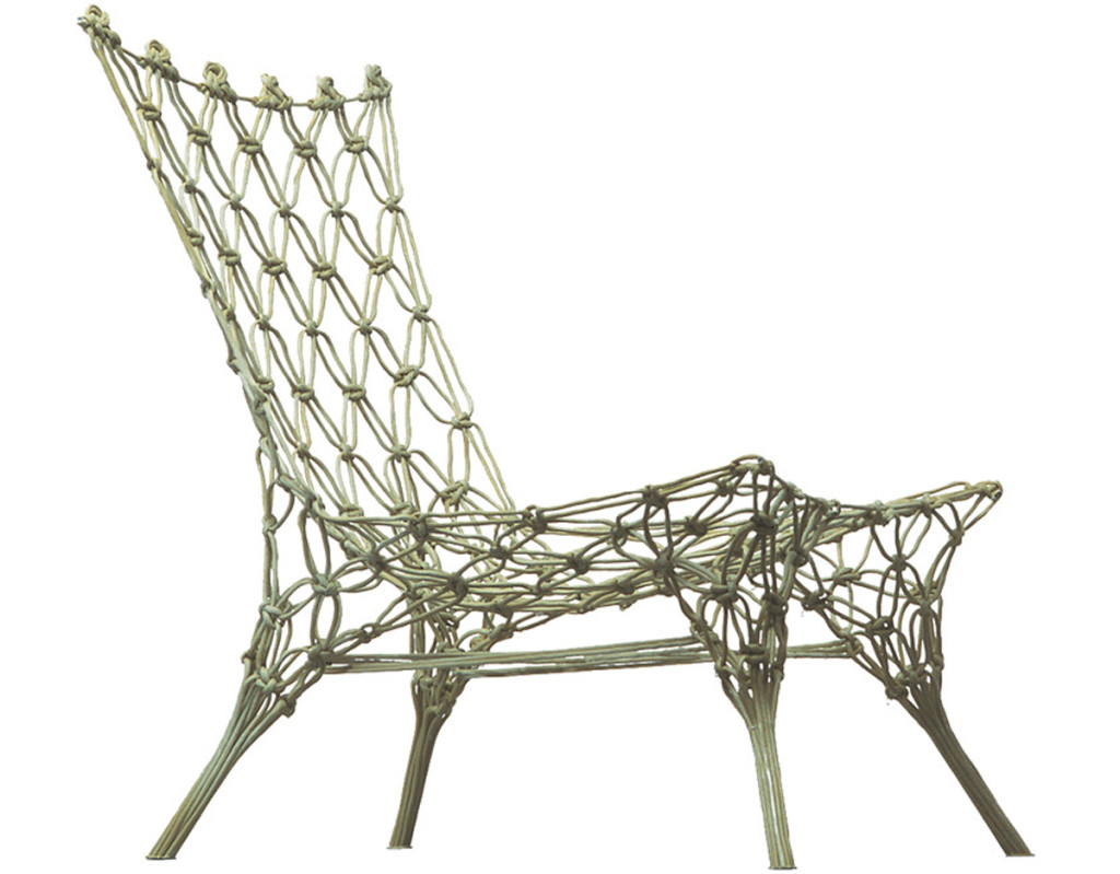 This is the Knotted Chair by Marcel Wanders: good luck trying to replace it with "something equivalent".